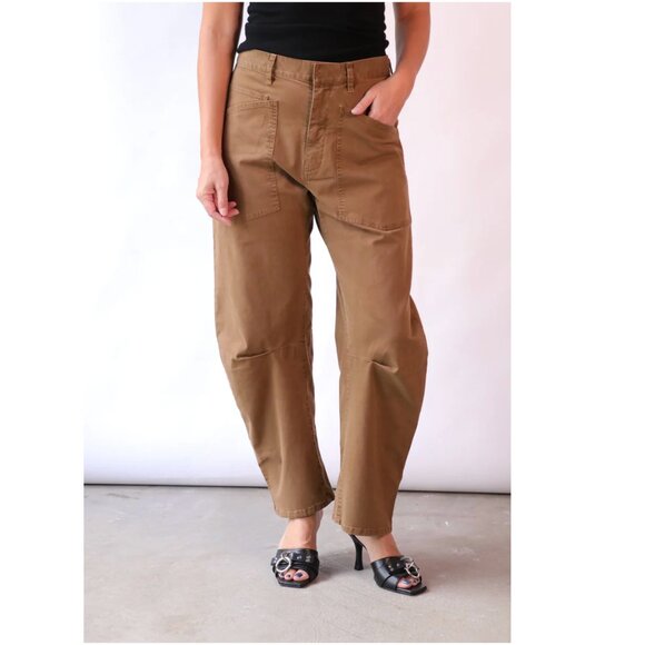Nili Lotan Pants - Nili Lotan Shon Pants in Coffee Size 6